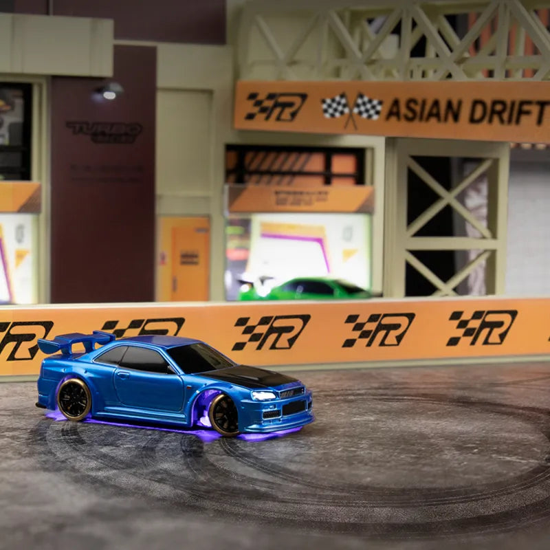 1:76 Mini RC Drift Car — Tokyo Drift Style | TikTok Viral Racing Car