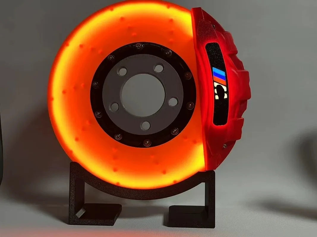 Creative DIY Brake Disc LED Atmosphere Light – Automotive-Inspired Home Décor