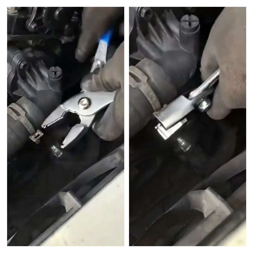 Automotive Hose Clamp Pliers – Heavy-Duty Fuel Line & Radiator Hose Clamp Removal Tool, Universal Grip with Non-Slip Jaws