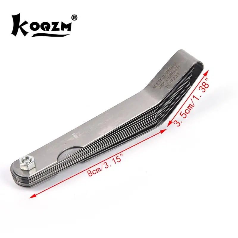16-Blade Stainless Steel Feeler Gauge – Precision Gap Measurement Tool for Automotive, Electrical & Mechanical Applications
