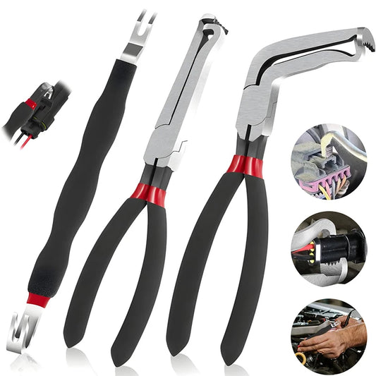 Electrical Disconnect Pliers Set (3-Piece) — Quick & Safe Connector Removal