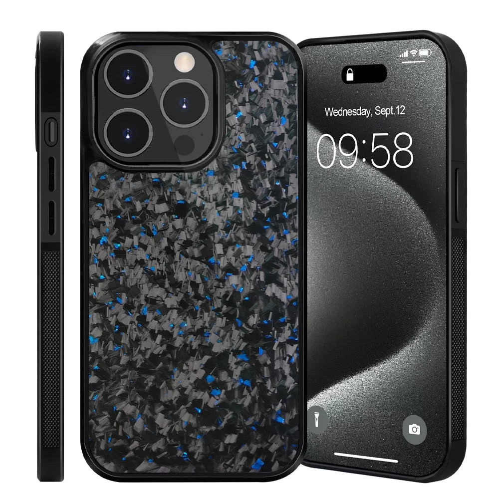 Premium Forged Carbon Fiber iPhone Case – Sleek, Durable & Magnetic-Mount Ready