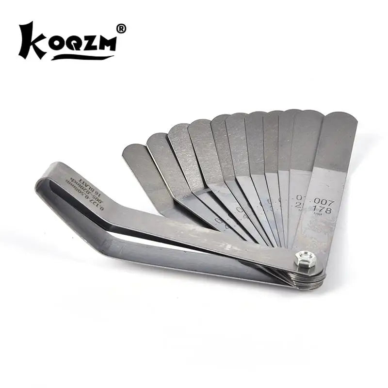 16-Blade Stainless Steel Feeler Gauge – Precision Gap Measurement Tool for Automotive, Electrical & Mechanical Applications