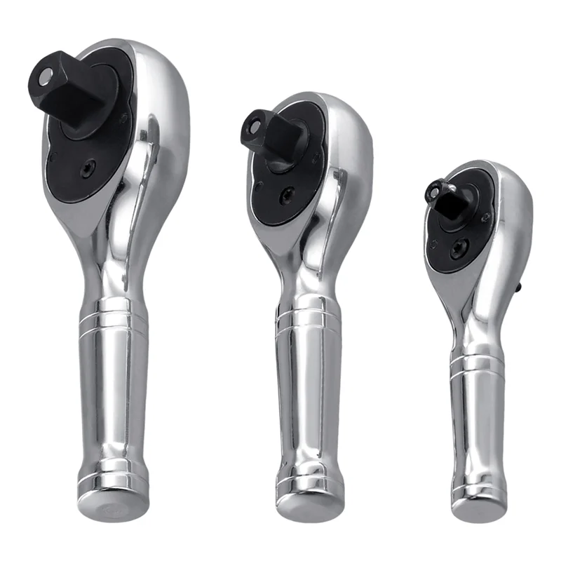 3PCS Mini Ratchet Wrench Set – Double-Headed Quick Release Socket Wrenches with 72-Tooth Mechanism for Car, Bike & Home Repairs