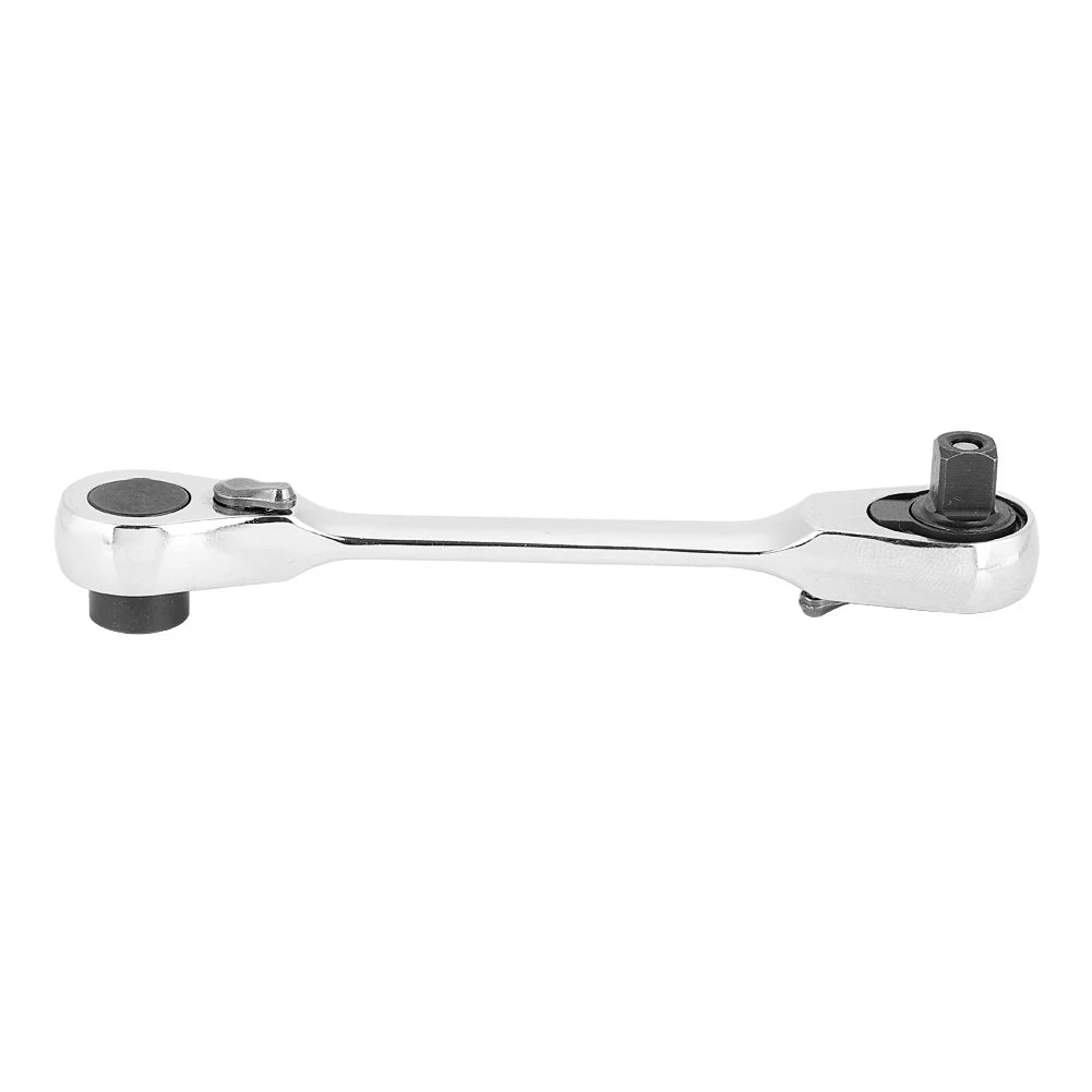 1/4" Mini Ratchet Socket Wrench – Hex Torque Screwdriver Wrench with 72-Tooth Gear for Car, Bike & Machinery Repairs