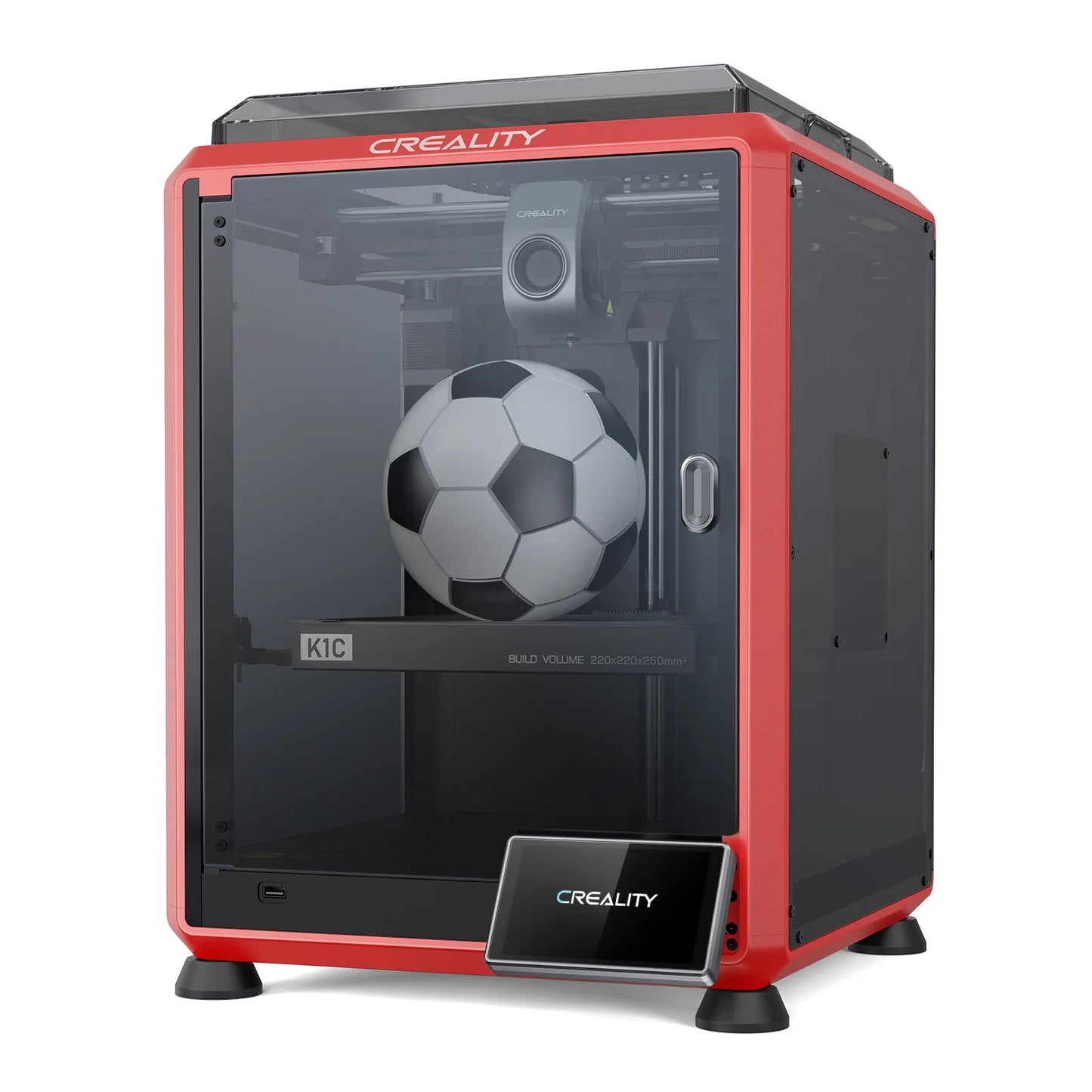 Creality K1C 3D Printer 600mm/s High Speed FDM 3D Printers  Print Size 220x220x250mm with Al Camera Observant All-Metal Hot Kit