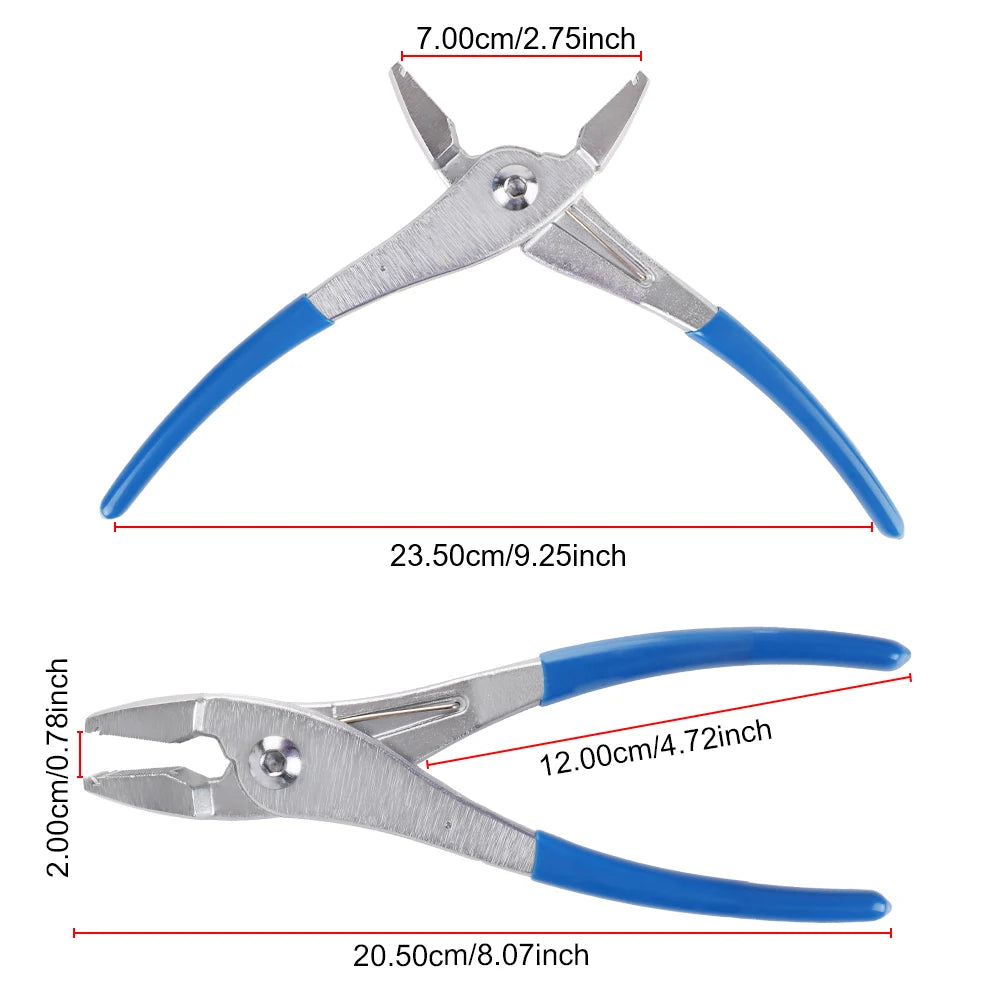 Automotive Hose Clamp Pliers – Heavy-Duty Fuel Line & Radiator Hose Clamp Removal Tool, Universal Grip with Non-Slip Jaws