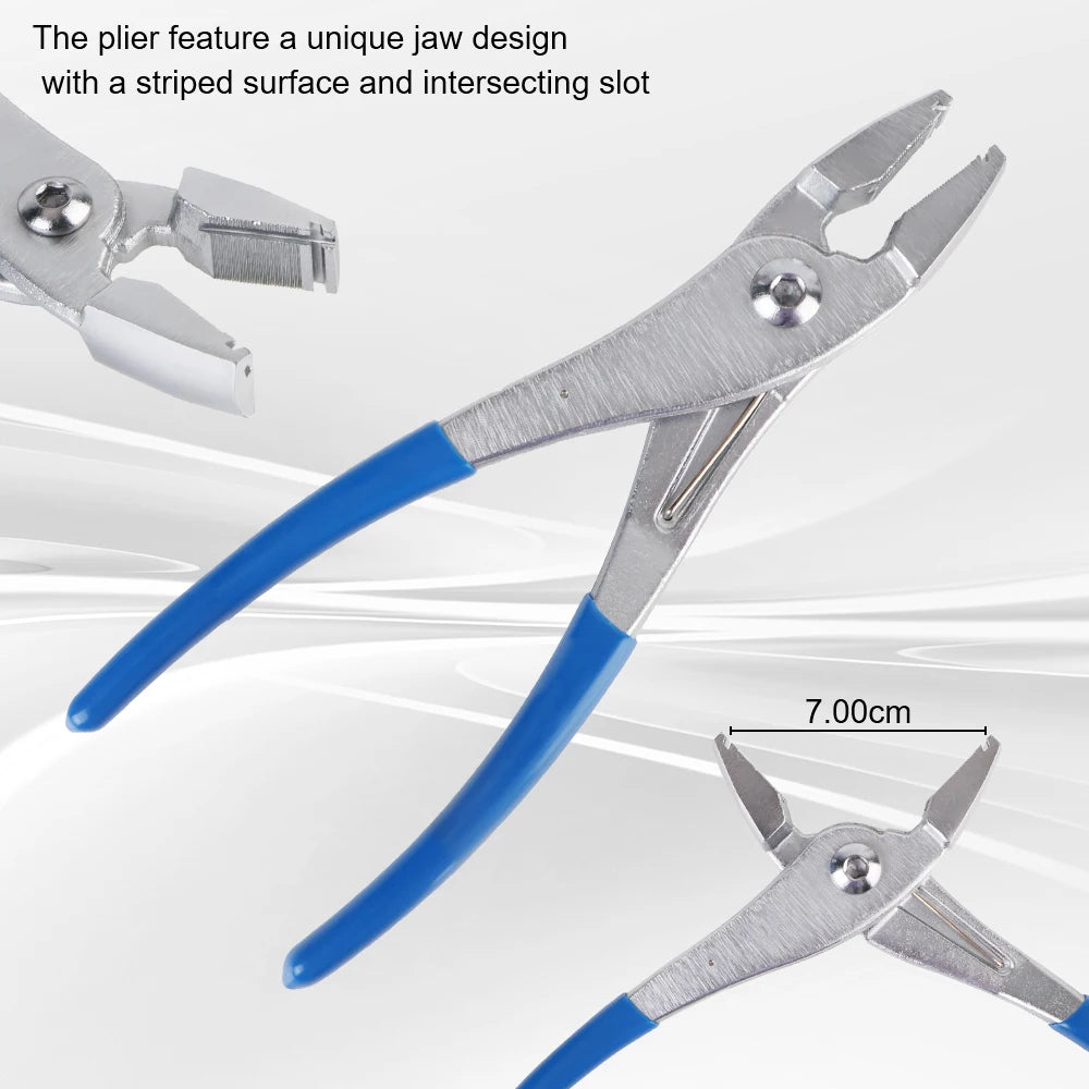 Automotive Hose Clamp Pliers – Heavy-Duty Fuel Line & Radiator Hose Clamp Removal Tool, Universal Grip with Non-Slip Jaws
