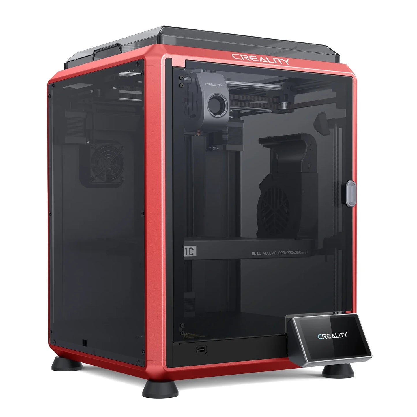 Creality K1C 3D Printer 600mm/s High Speed FDM 3D Printers  Print Size 220x220x250mm with Al Camera Observant All-Metal Hot Kit