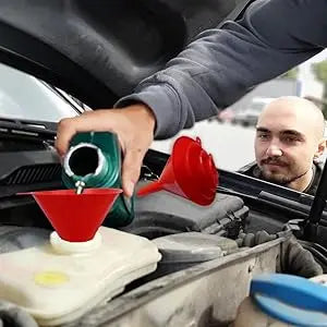 Automotive Oil Funnel – Heavy-Duty, Anti-Spill, Flexible Spout Funnel for Cars, Motorcycles, Trucks & Garage Maintenance