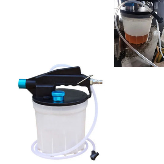 2L Vacuum Brake Fluid Bleeder Kit – Pneumatic Brake Oil Replacement Tool for Cars, Motorcycles & Power Steering Systems