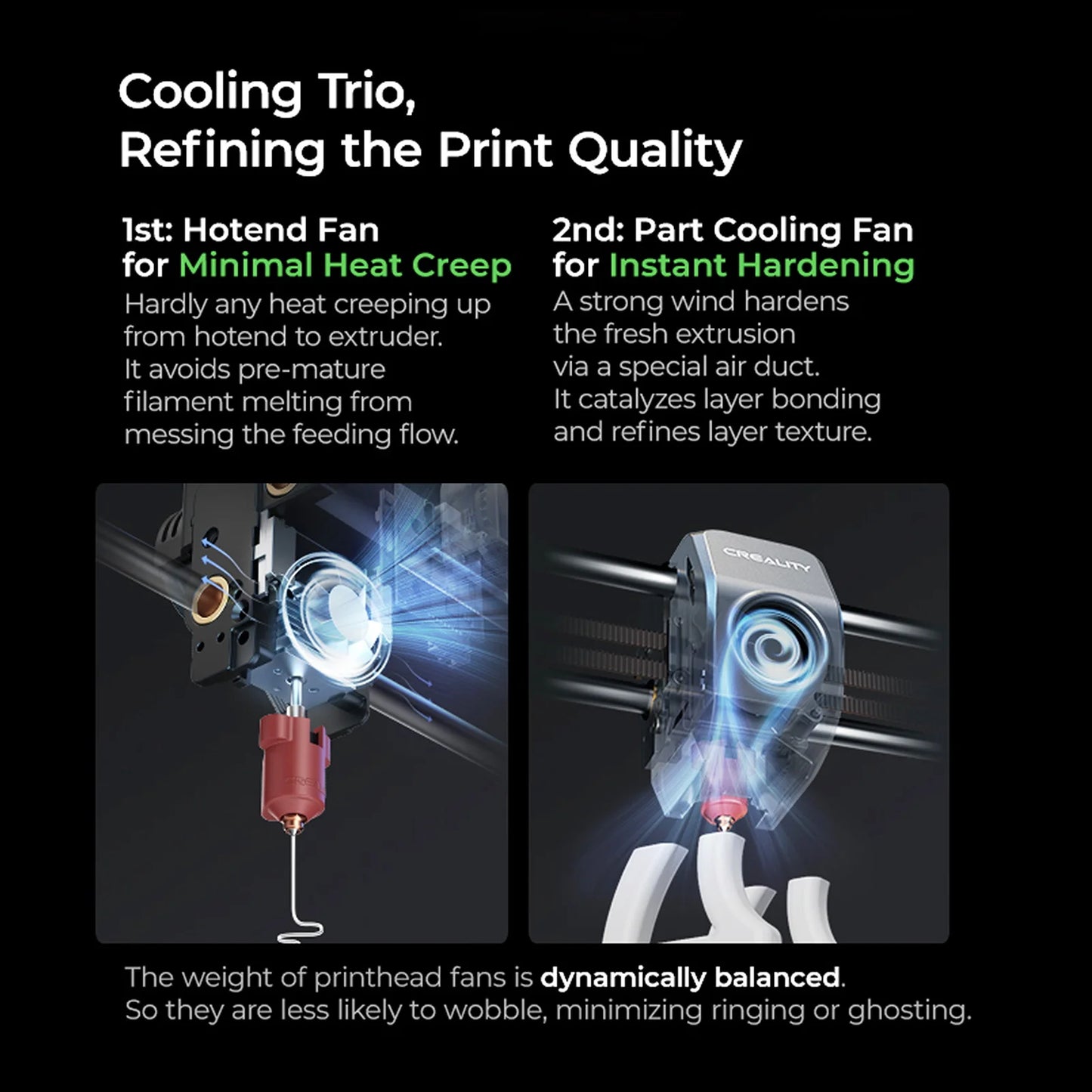 Creality K1C 3D Printer 600mm/s High Speed FDM 3D Printers  Print Size 220x220x250mm with Al Camera Observant All-Metal Hot Kit