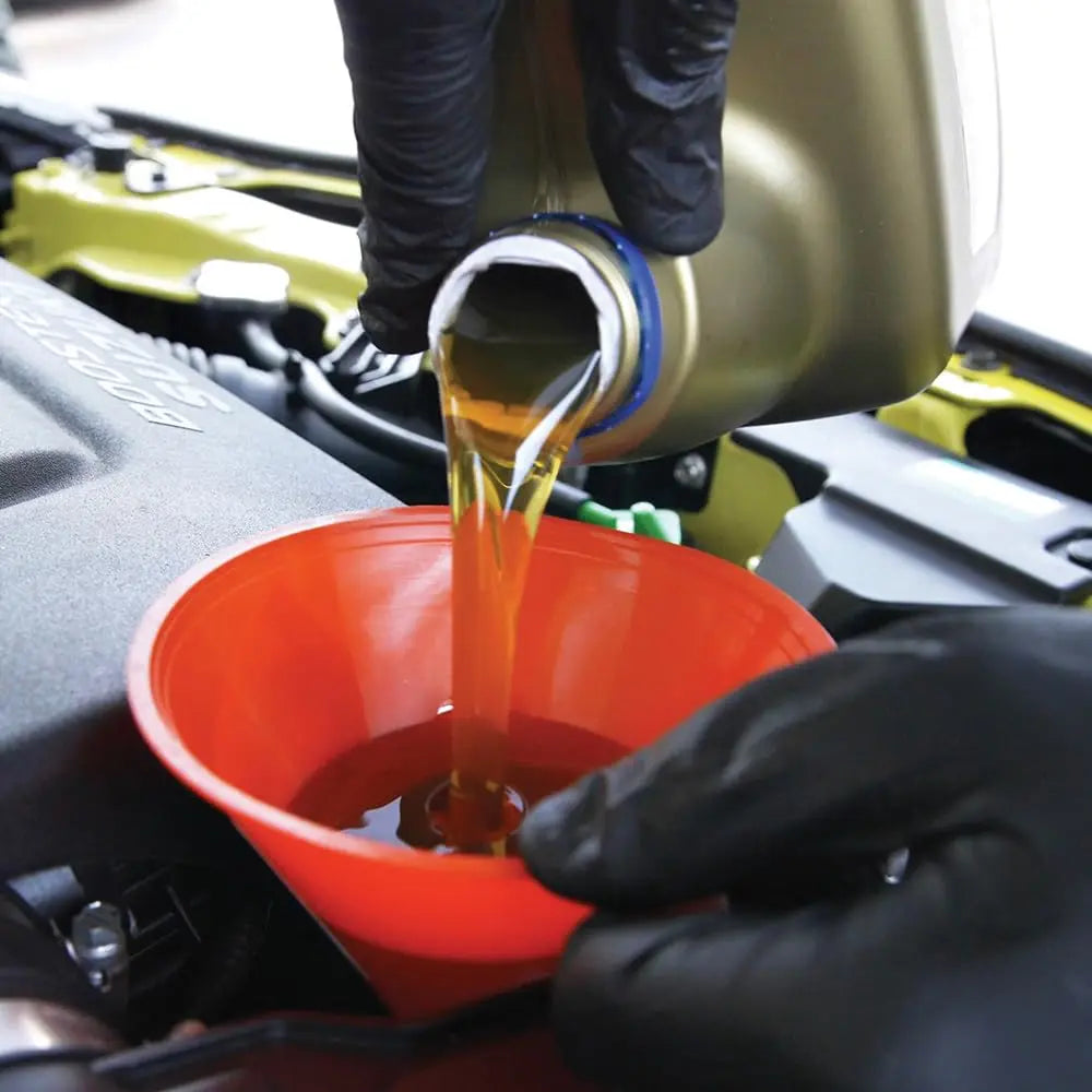 Automotive Oil Funnel – Heavy-Duty, Anti-Spill, Flexible Spout Funnel for Cars, Motorcycles, Trucks & Garage Maintenance