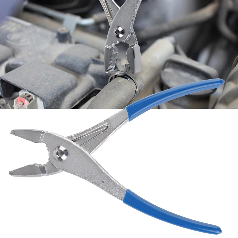 Automotive Hose Clamp Pliers – Heavy-Duty Fuel Line & Radiator Hose Clamp Removal Tool, Universal Grip with Non-Slip Jaws