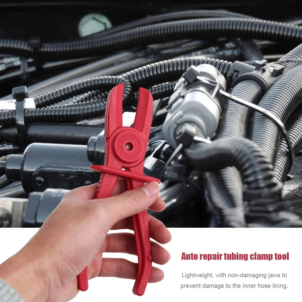 3-Piece Car Fuel & Water Line Hose Clamp Plier Set – Nylon Brake Hose & Radiator Tube Clamp Tool Kit for Automotive Repairs