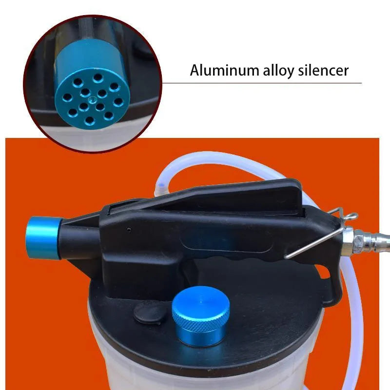 2L Vacuum Brake Fluid Bleeder Kit – Pneumatic Brake Oil Replacement Tool for Cars, Motorcycles & Power Steering Systems