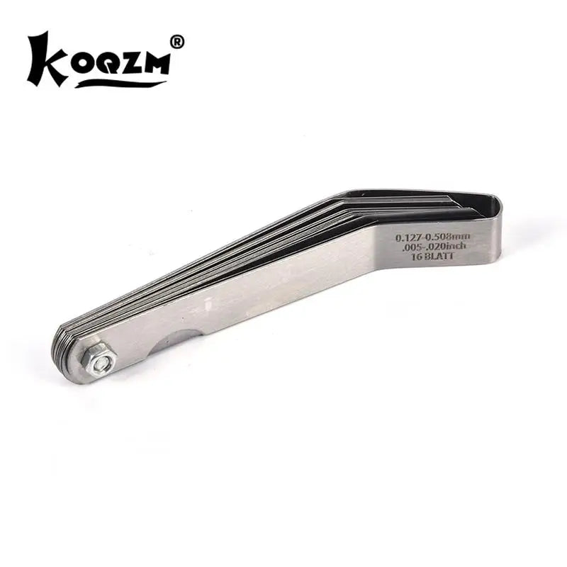 16-Blade Stainless Steel Feeler Gauge – Precision Gap Measurement Tool for Automotive, Electrical & Mechanical Applications