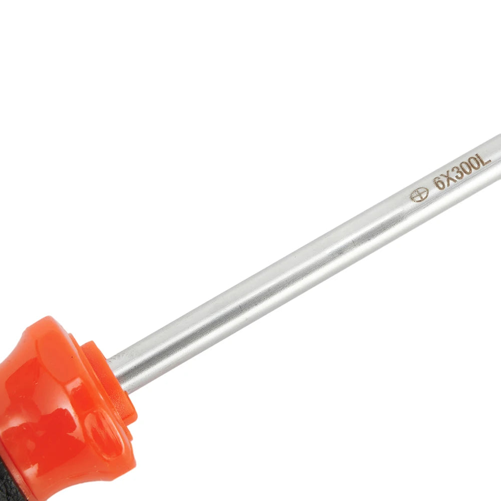 12-Inch Extra Long Magnetic Screwdriver – Heavy-Duty Cross & Slotted Options for Hard-to-Reach Areas